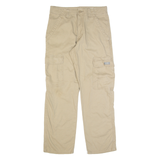 WRANGLER Cargo Mens Trousers Beige Relaxed Straight W30 L28