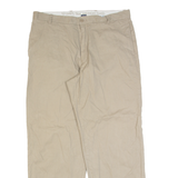 CHAPS Chino Mens Trousers Beige Regular Straight W36 L32