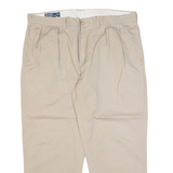 POLO RALPH LAUREN Ethan Pant Chino Mens Trousers Beige Regular Straight W40 L27