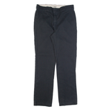 DICKIES 776F Workwear Mens Trousers Black Regular Straight W32 L31