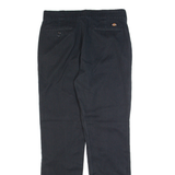 DICKIES 776F Workwear Mens Trousers Black Regular Straight W32 L31
