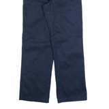 DICKIES Workwear Mens Trousers Blue Regular Straight W30 L30