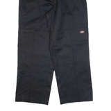DICKIES Workwear Mens Trousers Black Regular Straight W36 L30