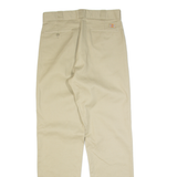 DICKIES 874 Workwear Mens Trousers Beige Regular Straight W34 L36