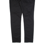 TRUE RELIGION Rocco Mens Trousers Black Relaxed Skinny W38 L34