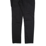 TRUE RELIGION Rocco Mens Trousers Black Relaxed Skinny W38 L34