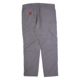 WRANGLER Riggs Workwear Mens Trousers Grey Regular Straight W40 L32