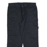 DICKIES Workwear Mens Trousers Black Regular Straight W40 L30