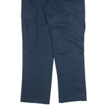 DICKIES Workwear Mens Trousers Blue Regular Straight W34 L32