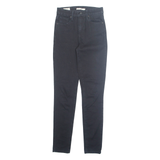 LEVI'S Big E 721 Womens Jeans Black Slim Tapered W26 L30