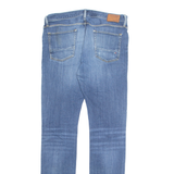 TOMMY HILFIGER Womens Jeans Blue Regular Tapered Stone Wash W36 L36
