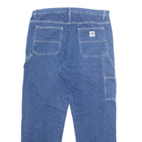 LEE Mens Jeans Blue Regular Straight Stone Wash W38 L31