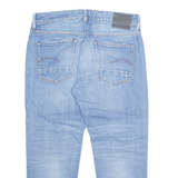 G-STAR RAW Mens Jeans Blue Regular Straight Stone Wash W32 L24