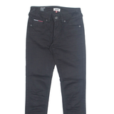 TOMMY HILFIGER Womens Jeans Black Regular Skinny W25 L30