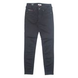 TOMMY HILFIGER Womens Jeans Black Regular Skinny W25 L30