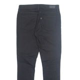 LEVI'S Womens Jeans Black Regular Tapered W26 L30