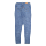 LEVI'S 721 Womens Jeans Blue Regular Skinny Stone Wash W28 L29