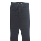 LEVI'S 721 Womens Jeans Black Regular Skinny W27 L30