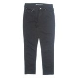 LEVI'S Womens Jeans Black Regular Tapered W28 L27