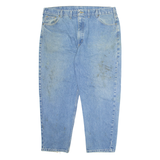 CARHARTT Mens Jeans Blue Regular Straight Stone Wash W44 L30