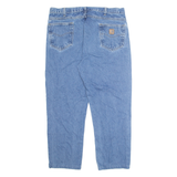 CARHARTT Mens Jeans Blue Regular Straight W36 L27