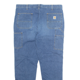 CARHARTT Cargo Mens Jeans Blue Relaxed Straight W40 L32