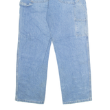 CARHARTT Carpenter Cargo Mens Jeans Blue Loose Straight W32 L30