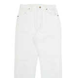 WRANGLER Mens Jeans White Regular Tapered W28 L29