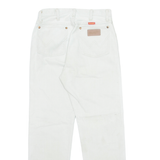 WRANGLER Mens Jeans White Regular Tapered W28 L29