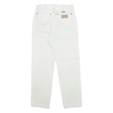 WRANGLER Mens Jeans White Regular Tapered W28 L29