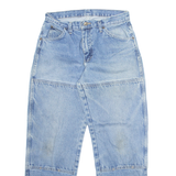 DICKIES Womens Jeans Blue Regular Straight Stone Wash W30 L30