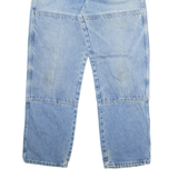 DICKIES Womens Jeans Blue Regular Straight Stone Wash W30 L30