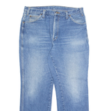 DICKIES Mens Jeans Blue Loose Straight Stone Wash W36 L30