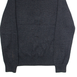 CALVIN KLEIN Golf Mens Jumper Grey 1/4 Zip Tight Knit M