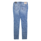 TRUE RELIGION Stella Womens Jeans Blue Slim Skinny Stone Wash W28 L31