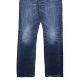 POLO RALPH LAUREN Womens Jeans Blue Slim Straight Stone Wash W30 L30