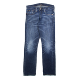 POLO RALPH LAUREN Womens Jeans Blue Slim Straight Stone Wash W30 L30