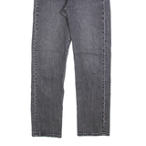 LEVI'S Wedgie Big E Womens Jeans Grey Slim Straight Stone Wash W25 L28