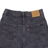 LEVI'S BIG E Womens Denim Shorts Black S W27