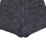 LEVI'S BIG E Womens Denim Shorts Black S W27