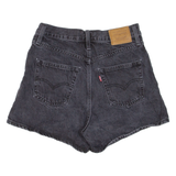 LEVI'S BIG E Womens Denim Shorts Black S W27
