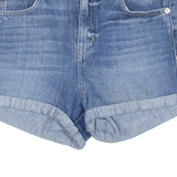 GUESS High Waisted Womens Denim Shorts Blue XS W26