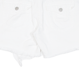TRUE RELIGION Womens Jorts Shorts White M W31