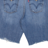 LEVI'S Womens Jorts Shorts Blue Slim S W28