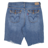 LEVI'S Womens Jorts Shorts Blue Slim S W28