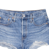 LEVI'S 501 Womens Denim Shorts Blue S W28