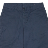 DICKIES Mens Workwear Shorts Blue L W36