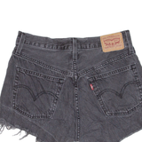 LEVI'S 501 Womens Denim Shorts Black S W27
