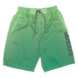NIKE Mens Sports Shorts Green Relaxed Crazy Pattern S W26