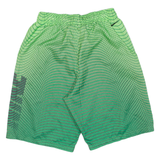 NIKE Mens Sports Shorts Green Relaxed Crazy Pattern S W26